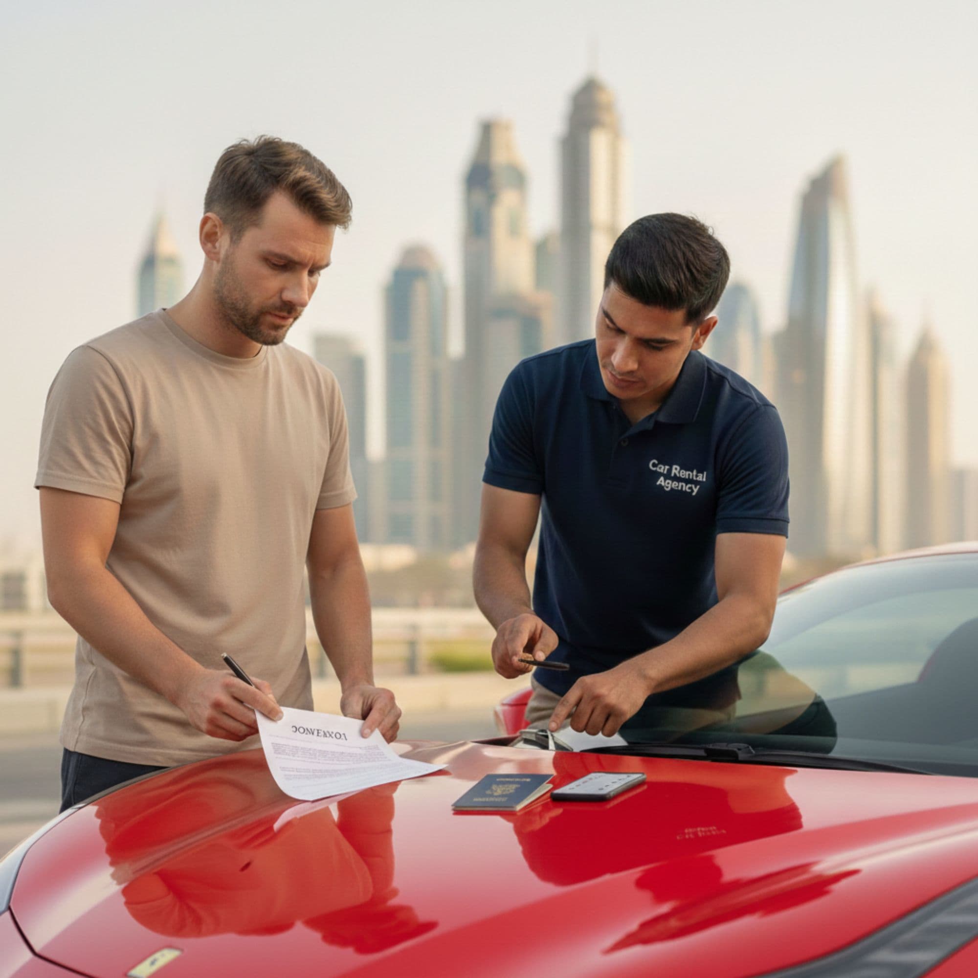 contract signing upon delivery