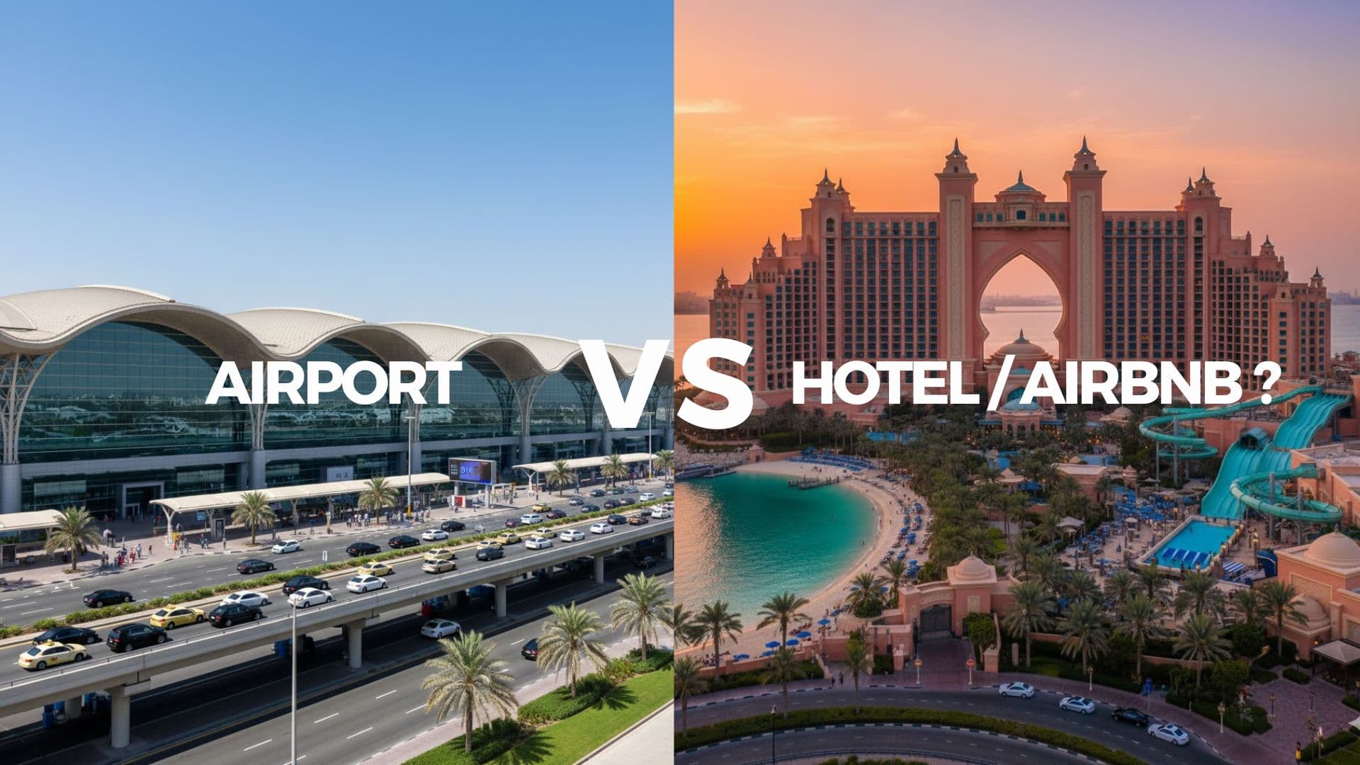 airport or hotel aibnb