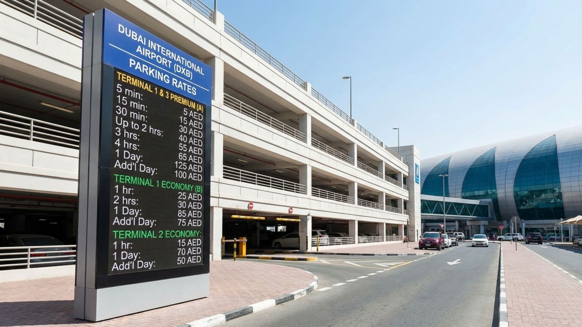 parkeren op DXB