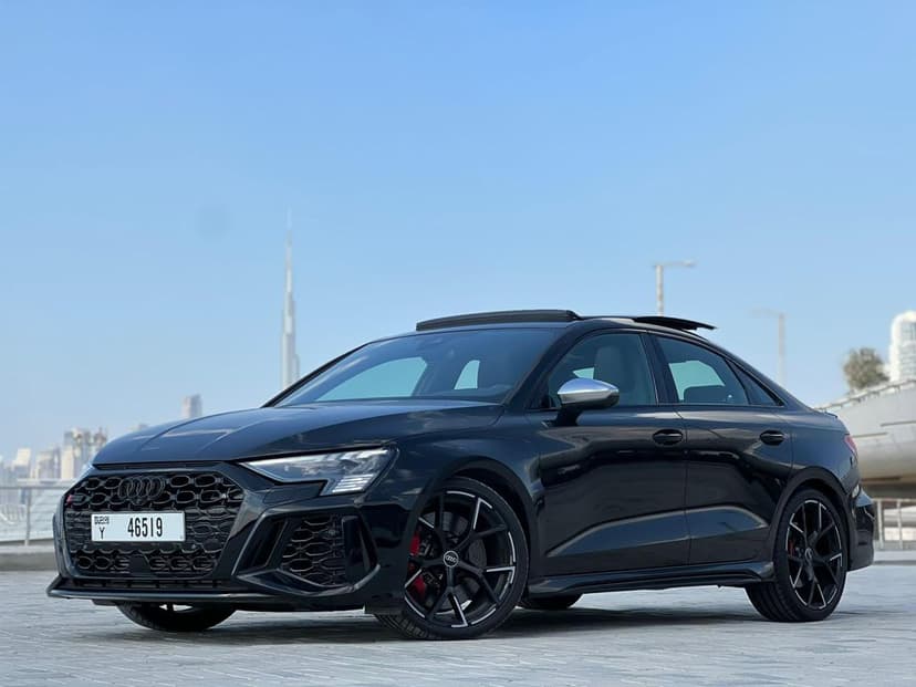 Audi RS3 2024 Rental Dubai - Main View