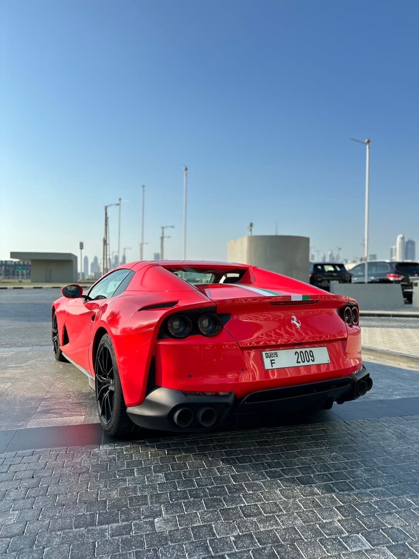 Ferrari 812 GTS 2024 Rental Dubai - View 3