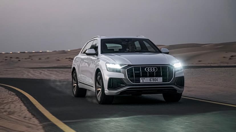 Audi Q8 2021 Rental Dubai - View 2