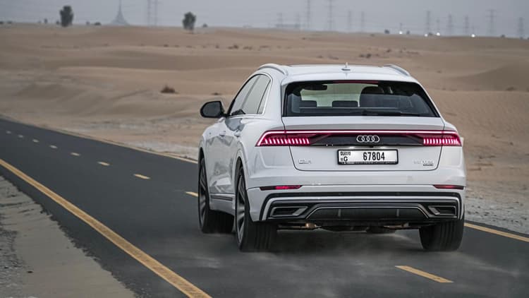 Audi Q8 2021 Rental Dubai - View 3