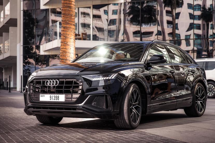 Audi Q8 2021 Rental Dubai - View 1