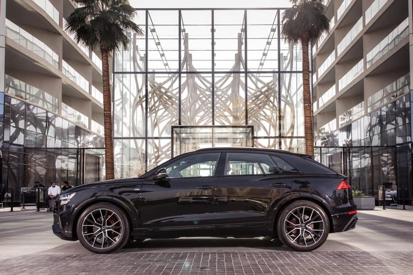 Audi Q8 2021 Rental Dubai - View 5