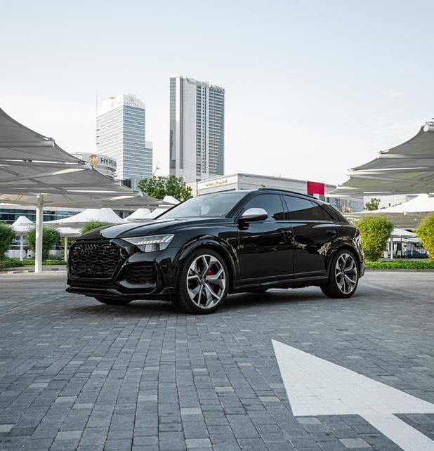 Audi RSQ8 Black 2023 Rental Dubai - Main View