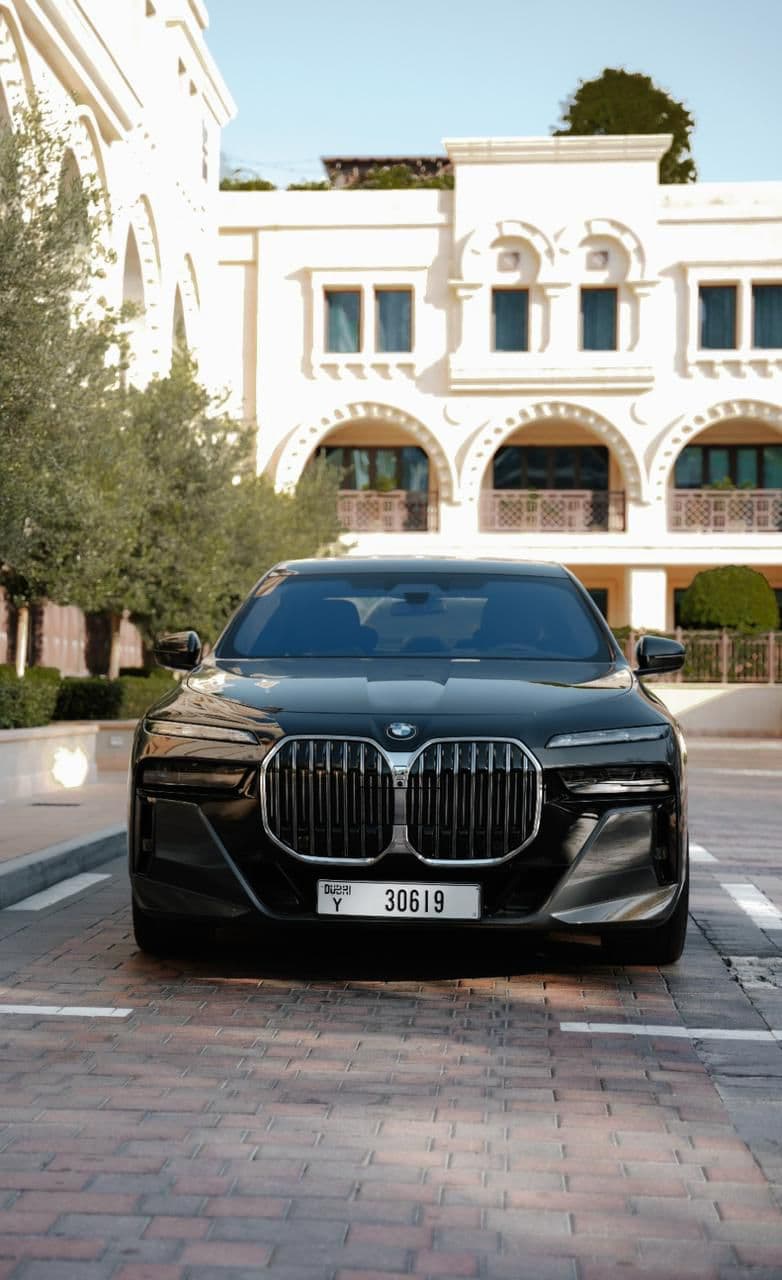 BMW 735i 2024 Rental Dubai - Main View