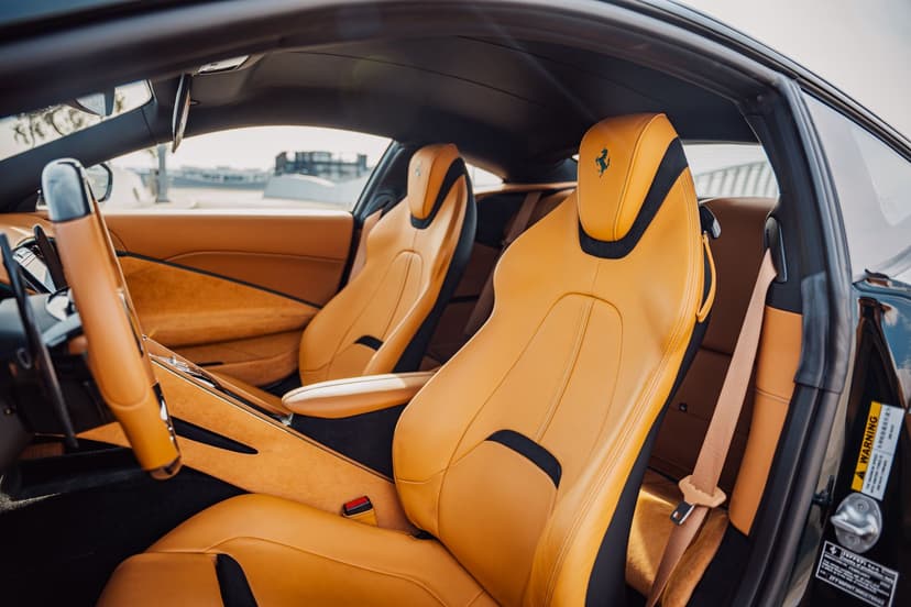 Ferrari Roma Green 2023 Rental Dubai - View 8