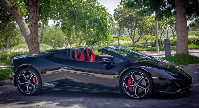 Lamborghini Huracan Evo Spyder 2022 Rental Dubai - View 4