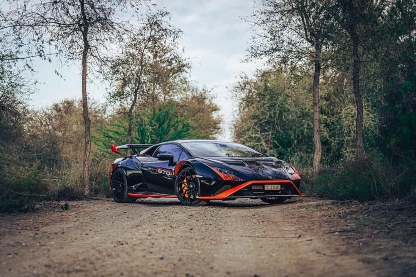 Lamborghini Huracan STO 2022 Rental Dubai - Main View