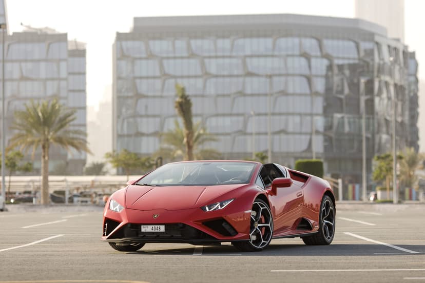 Lamborghini Hurucan Evo Spyder 2022 Rental Dubai - View 1