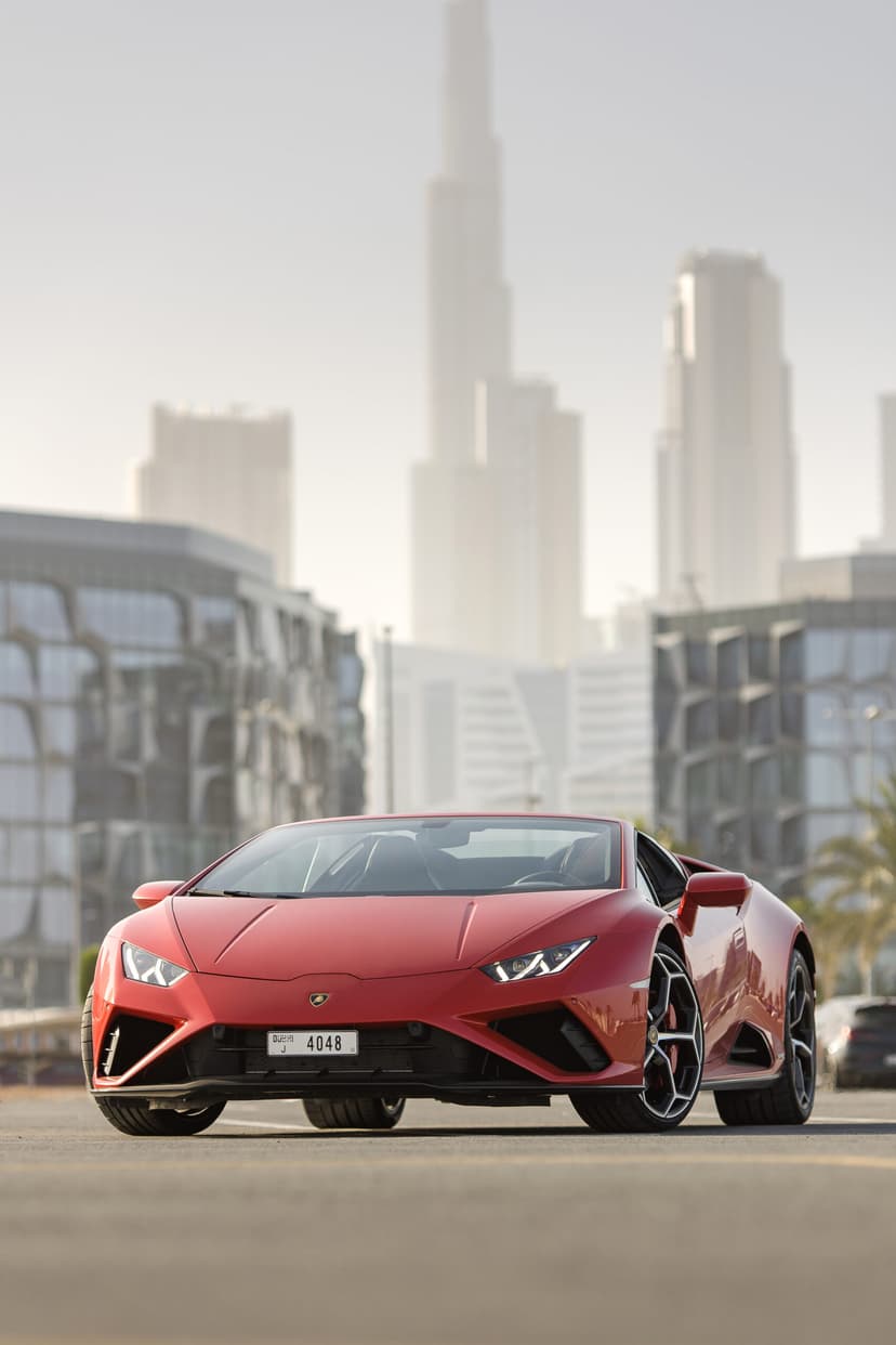 Lamborghini Hurucan Evo Spyder 2022 Rental Dubai - View 12