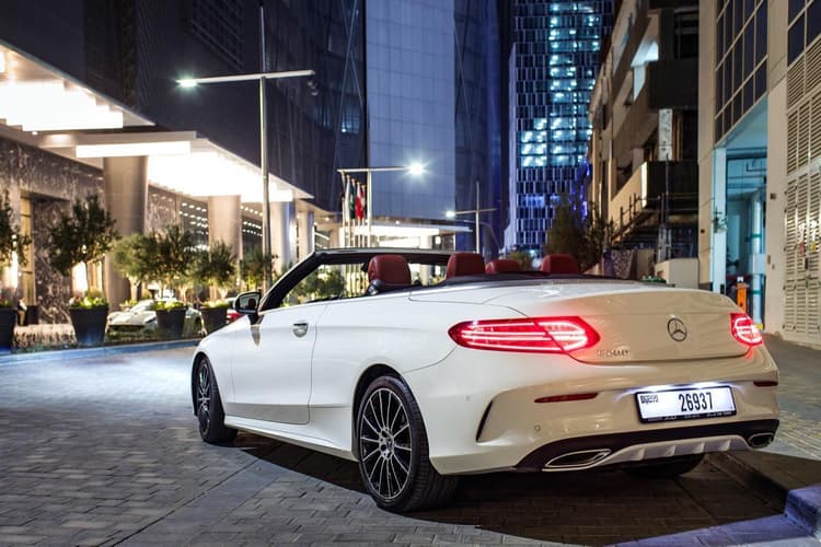 Mercedes C200 2020 Rental Dubai - View 2