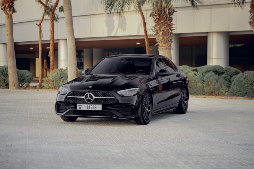 Mercedes C200 2023 Rental Dubai - View 1