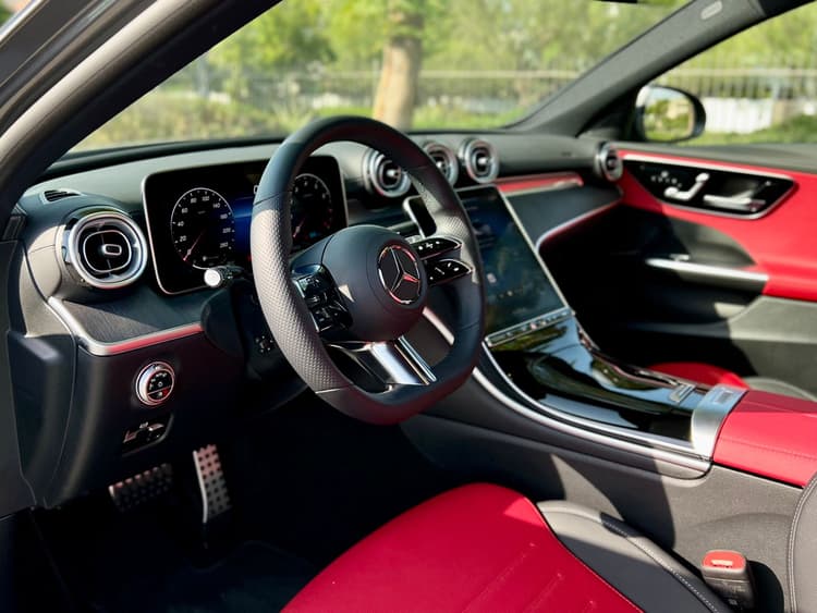 Mercedes C200 AMG 2023 Rental Dubai - View 3