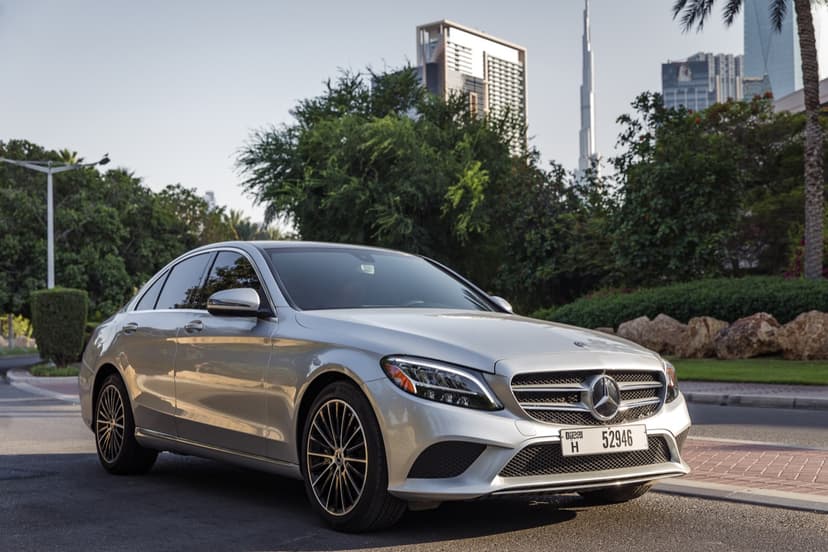 Mercedes C300 2021 Rental Dubai - View 1