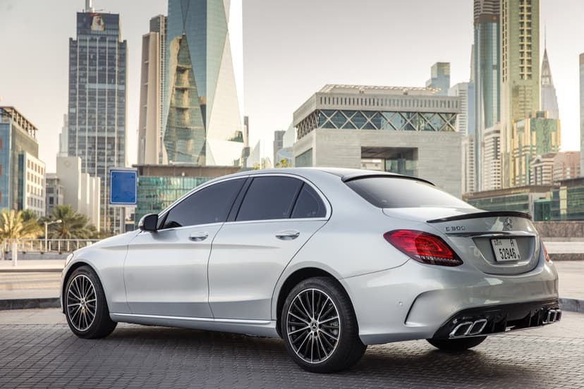 Mercedes C300 2021 Rental Dubai - View 4