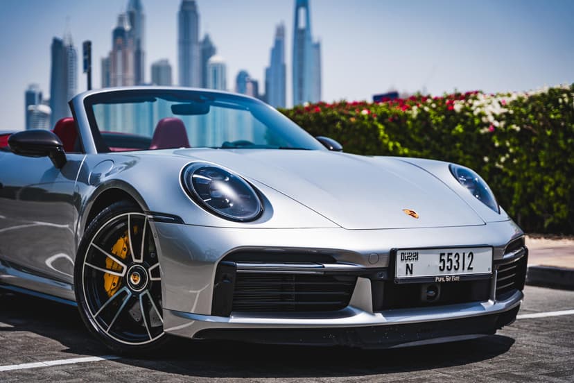 Porsche 911 Turbo S cabrio 2024 Rental Dubai - Main View