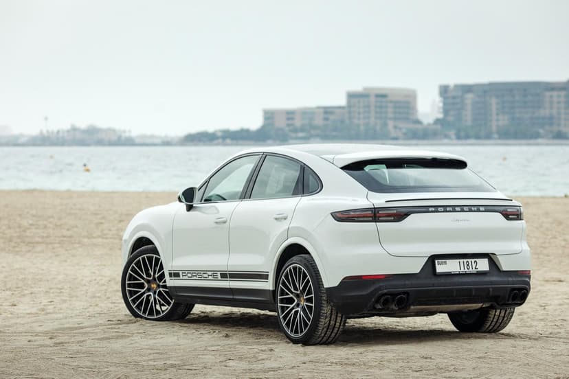 Porsche Cayenne coupe 2021 Rental Dubai - View 2
