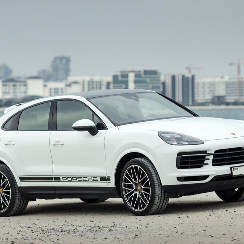 Porsche Cayenne coupe 2021 Rental Dubai - View 10