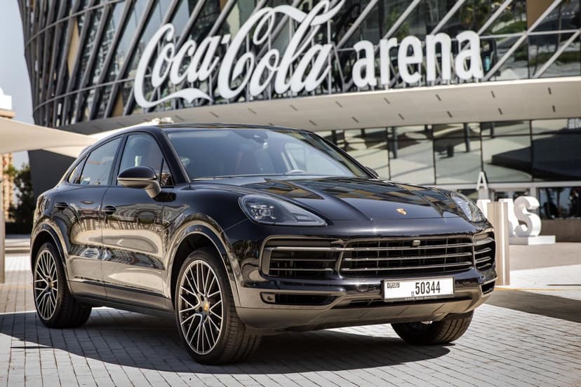 Porsche Cayenne coupe 2021 Rental Dubai - Main View