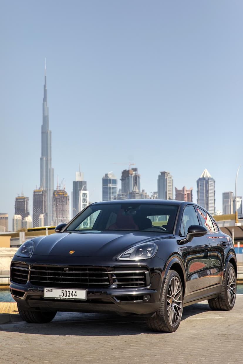 Porsche Cayenne coupe 2021 Rental Dubai - View 3