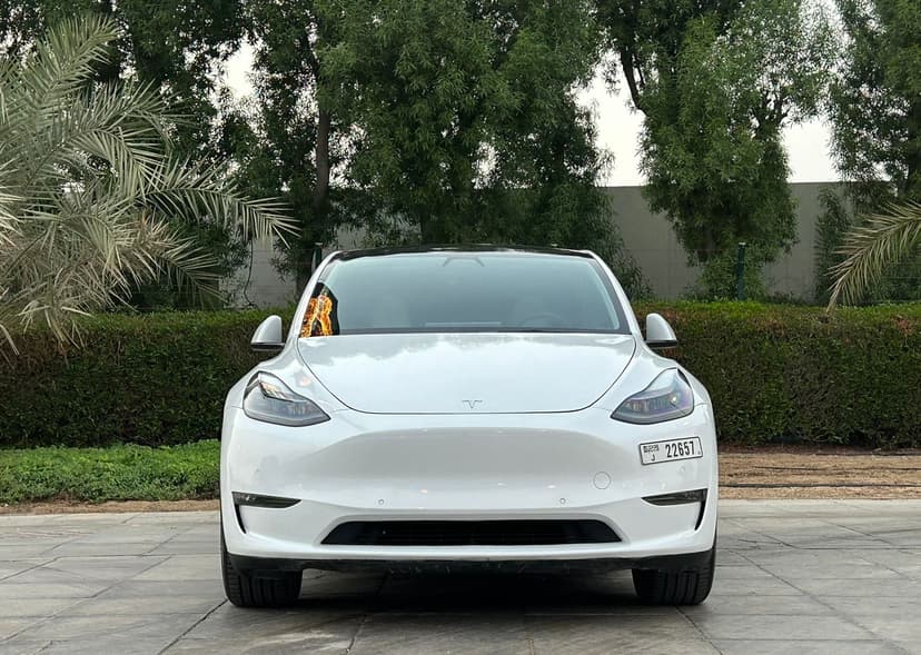 TESLA MODEL Y 2022 MODEL Rental Dubai - View 3