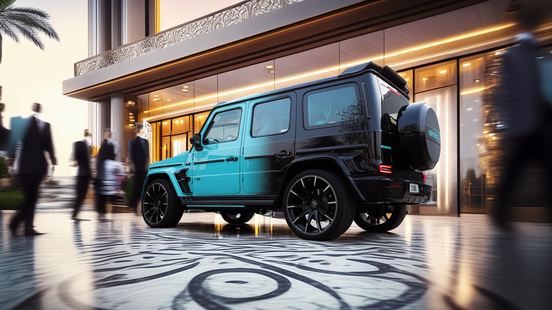 Mercedes-Benz G63 Brabus 800 2022 Rental Dubai - Detail View