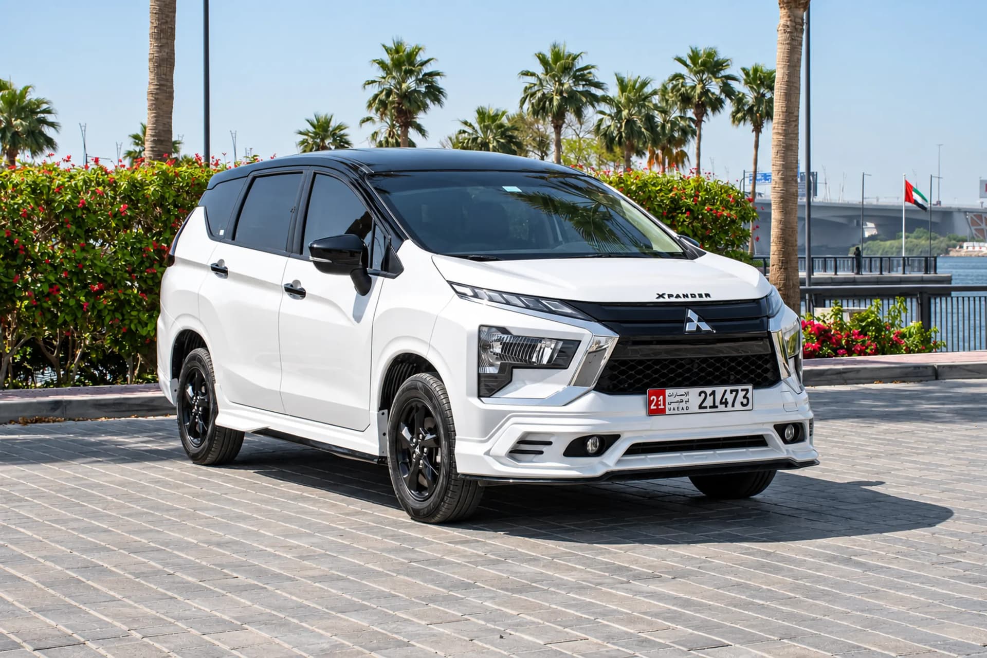 Mitsubishi Xpander 2026 Rental Dubai - Front View