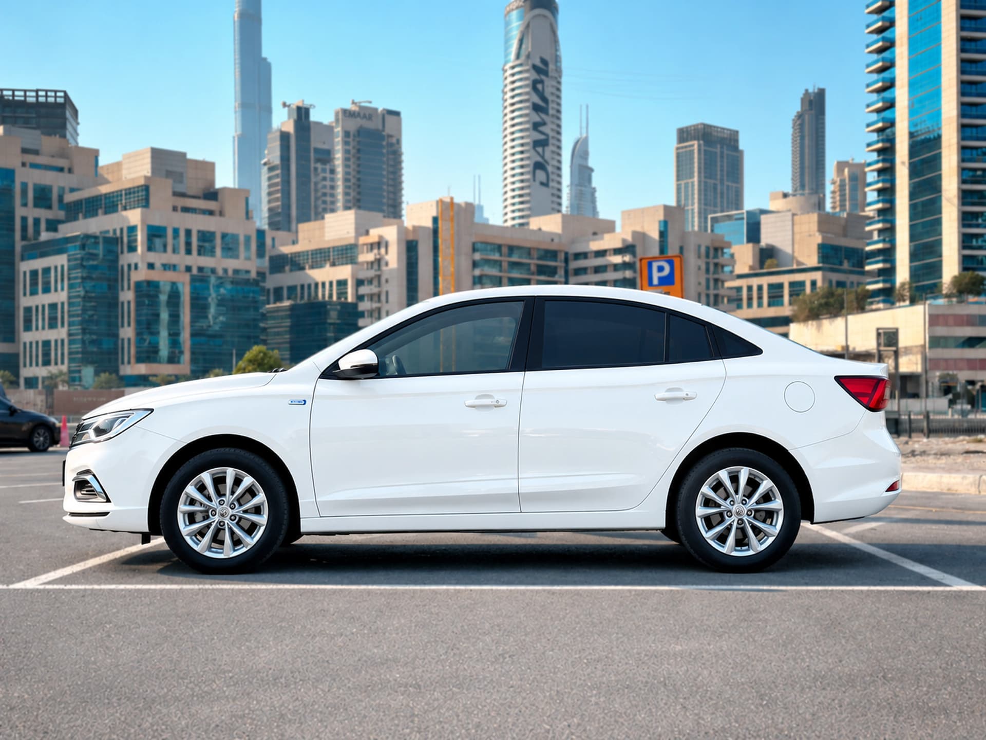 MG MG5 2025 Rental Dubai - Detail View