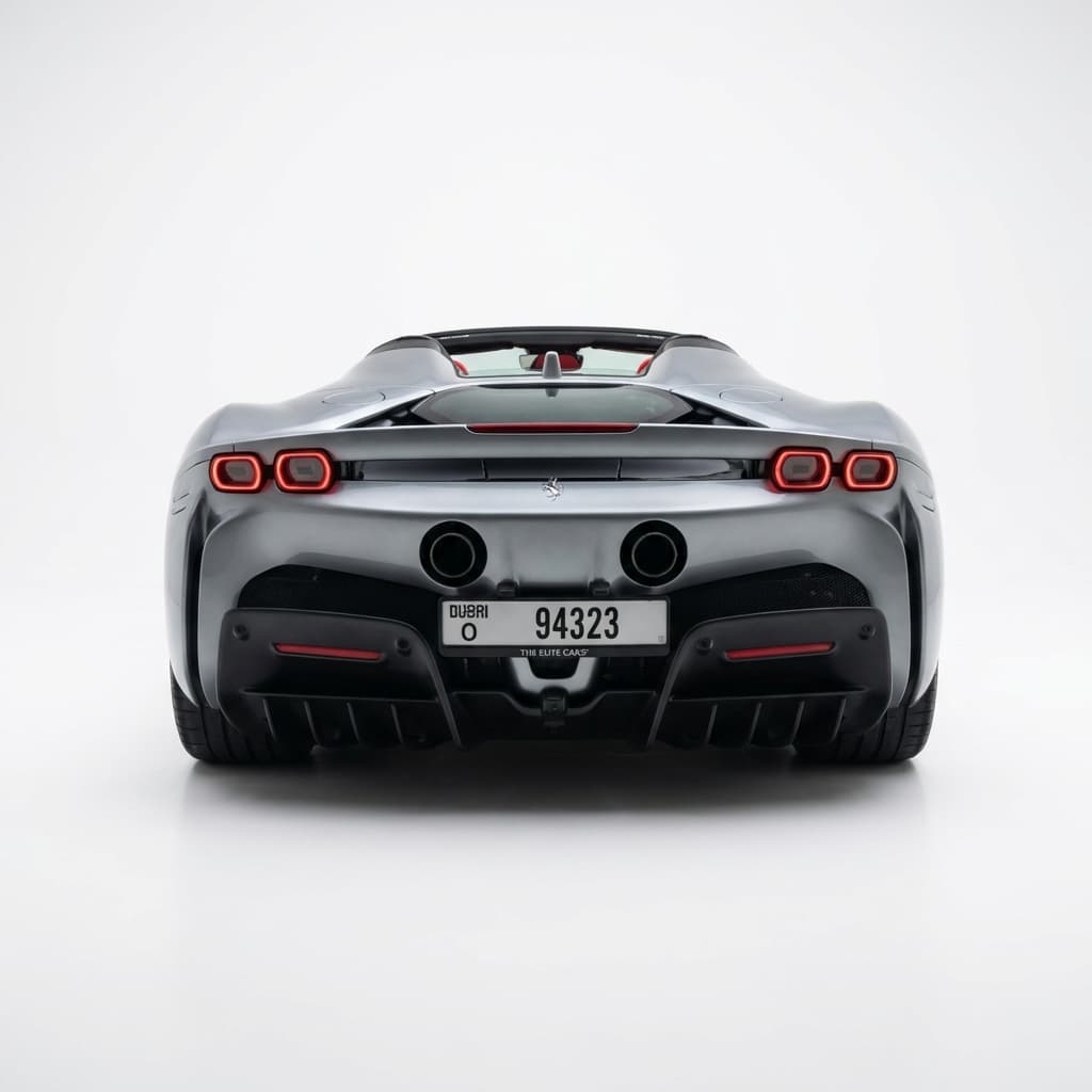 Ferrari SF90 Spider 2024 huren Dubai - Detailweergave