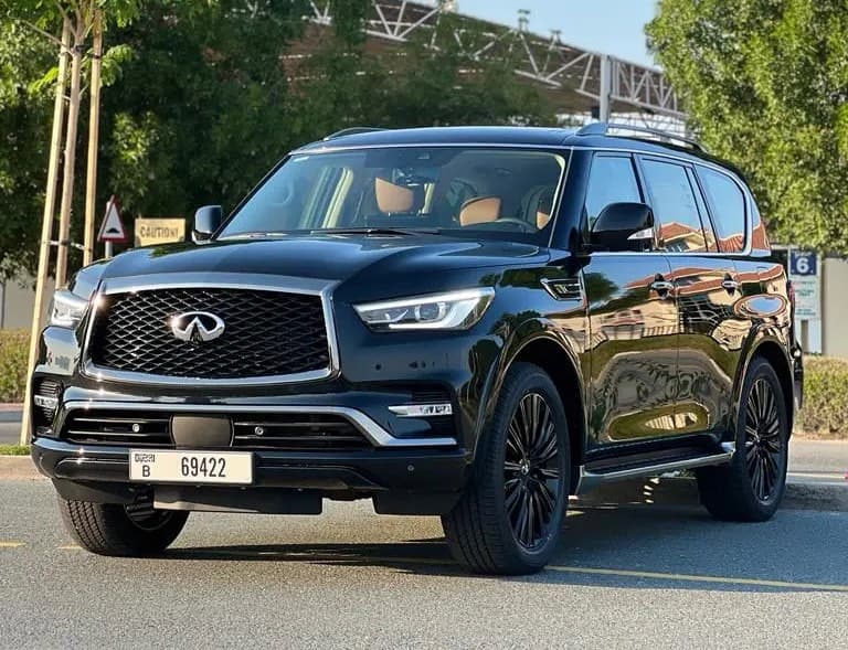 INFINITI QX80 Rental Dubai - Main View