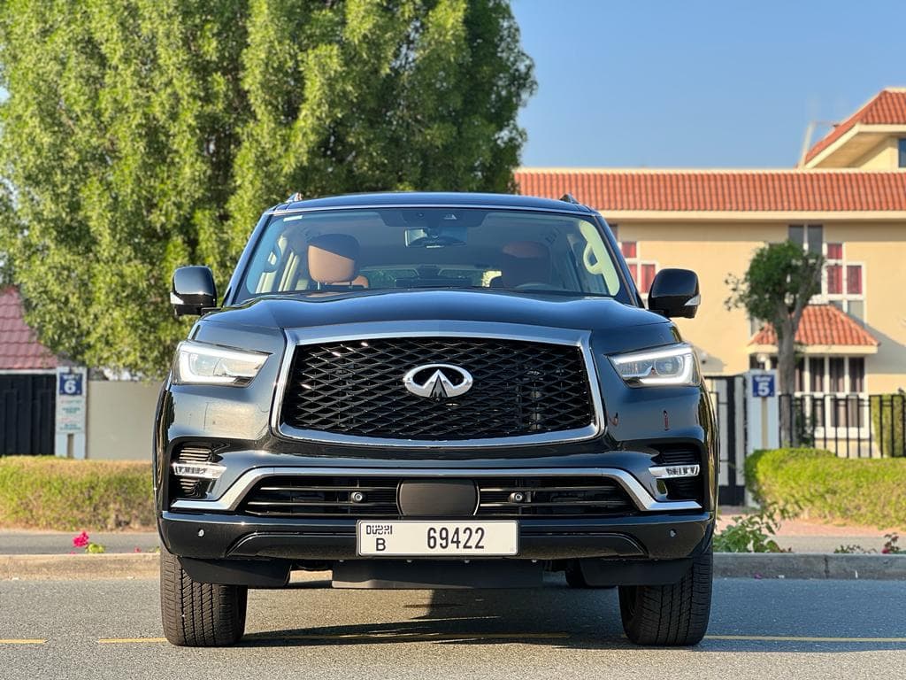 Infiniti QX80 2024 Rental Dubai - Detail View