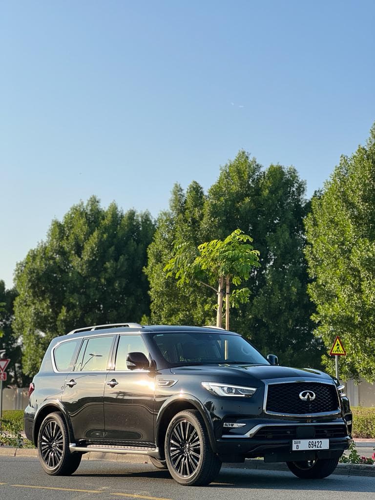 Infiniti QX80 2024 Rental Dubai - Detail View
