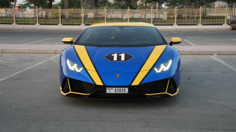 Lamborghini Huracan Evo GT Celebration No. 11 Edition Rental Dubai - View 2