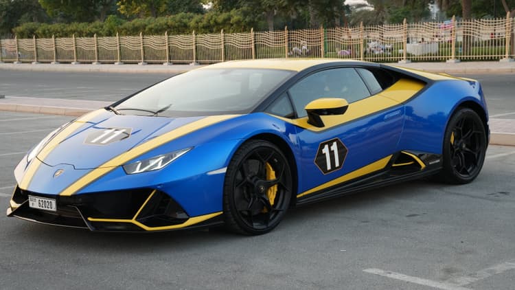 Lamborghini Huracan Evo GT Celebration No. 11 Edition Rental Dubai - View 3