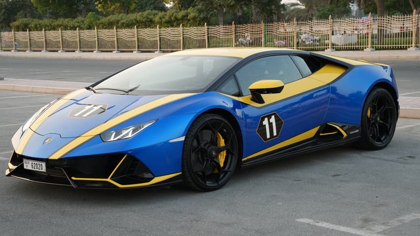 Lamborghini Huracan Evo GT Celebration No. 11 Edition Rental Dubai - View 3