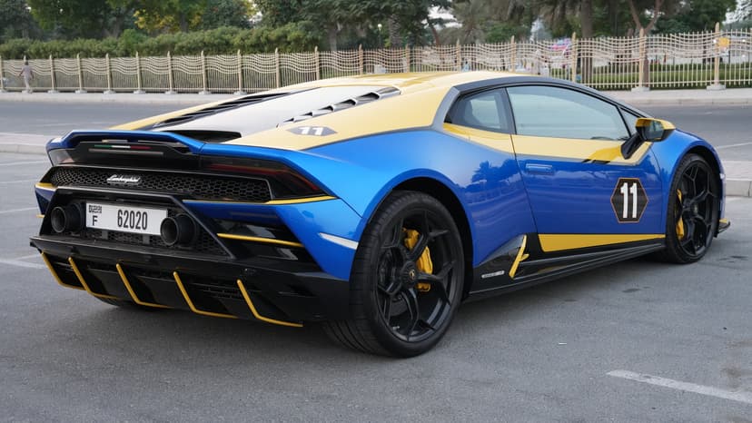 Lamborghini Huracan Evo GT Celebration No. 11 Edition Rental Dubai - View 5