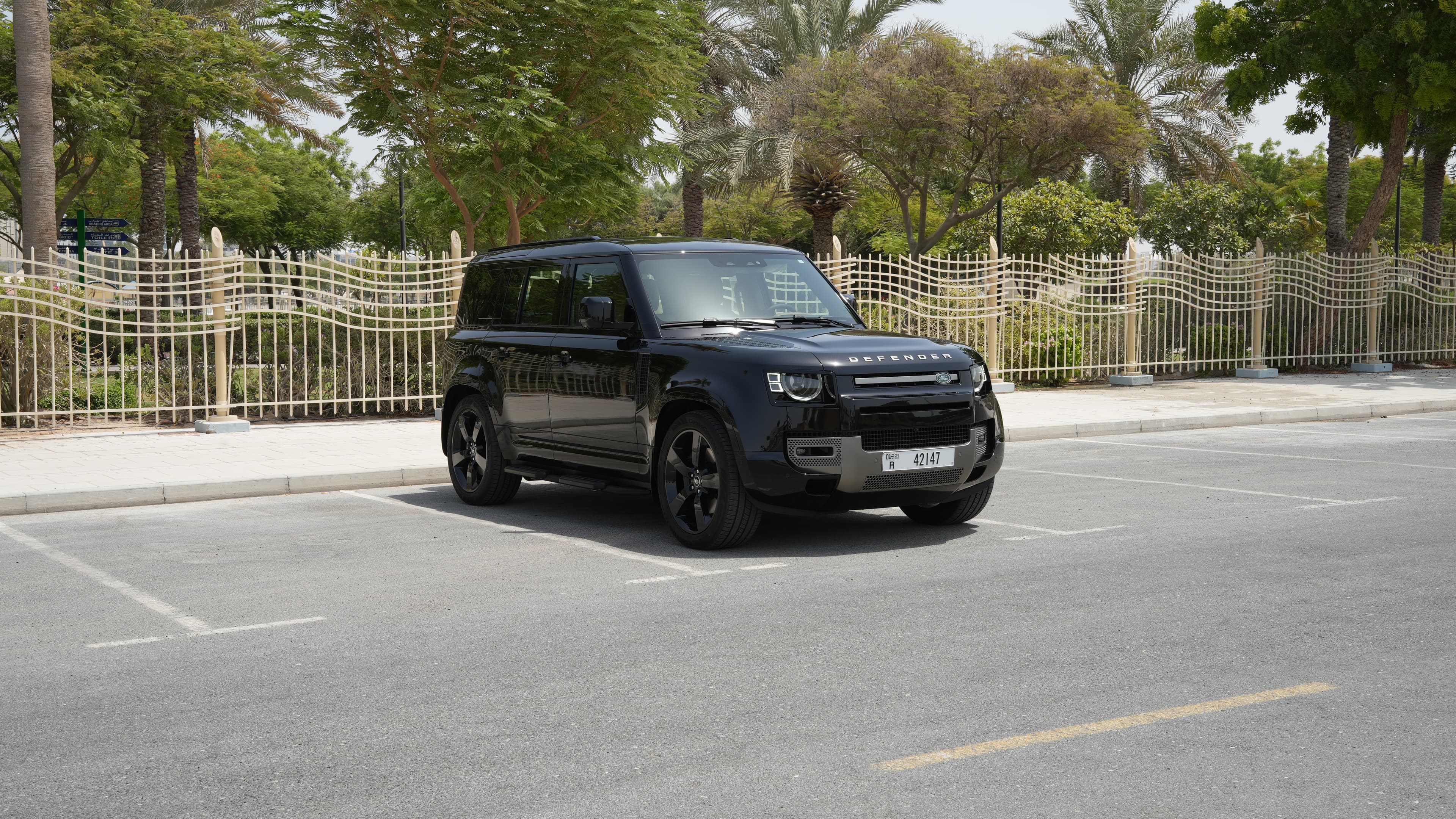 LAND ROVER Land Rover Defender 2025 Rental Dubai - Front View