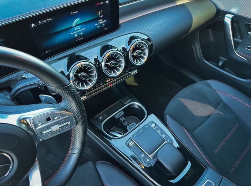 Rent Gray Mercedes-Benz CLA 250 2022 2022 in Dubai - Dashboard