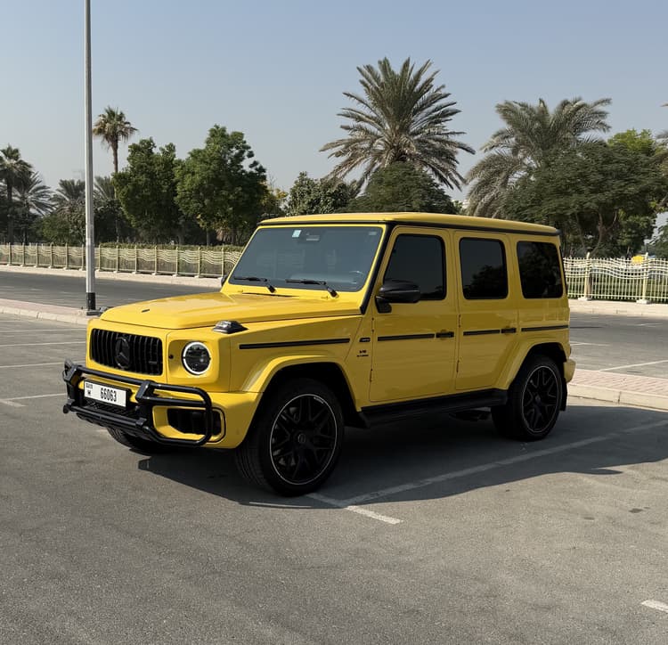 Mercedes G63 2025 Rental Dubai - View 3