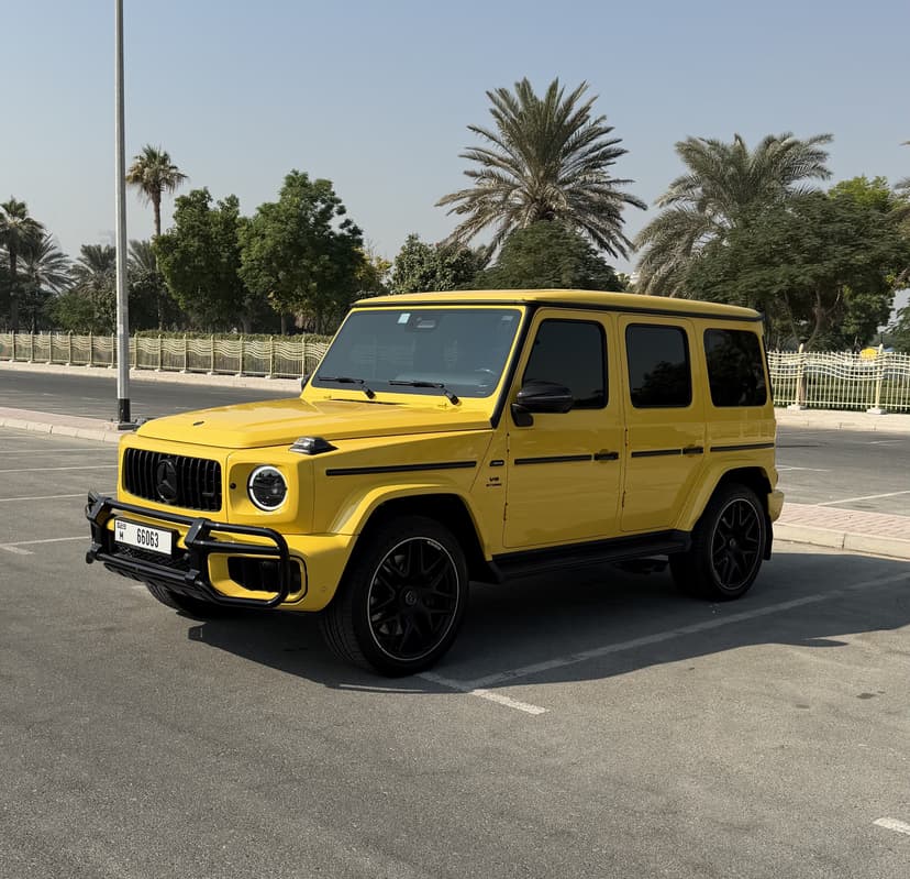 Mercedes G63 2025 Rental Dubai - View 3