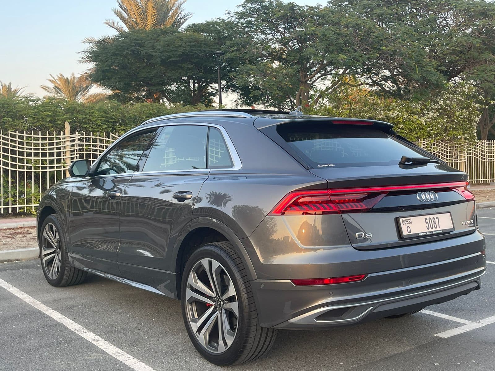 Audi Q8 2022 Rental Dubai - View 3