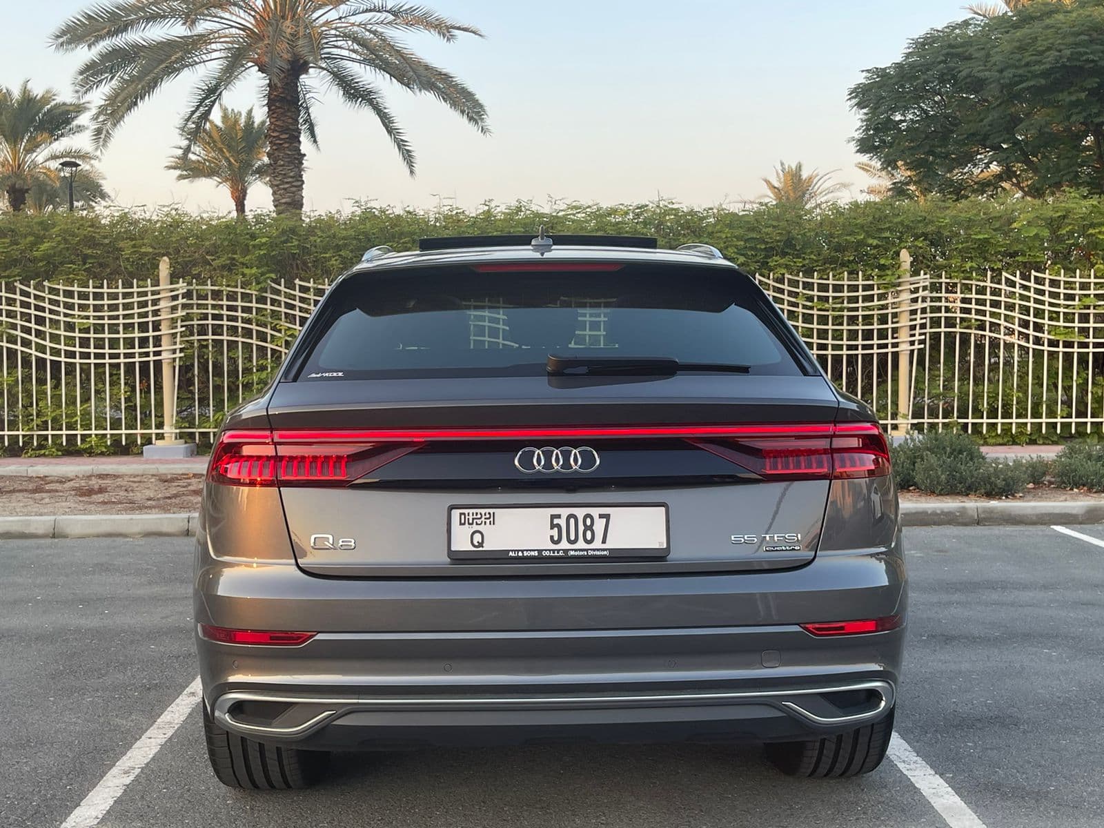 Audi Q8 2022 Rental Dubai - View 4