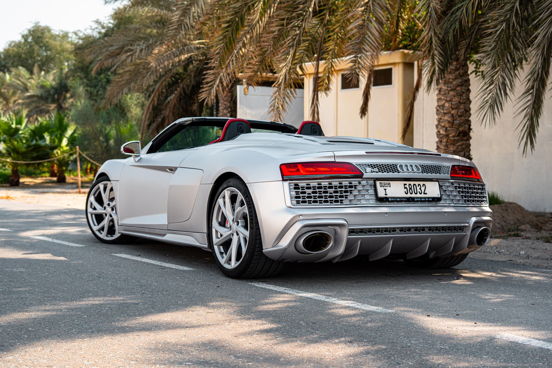 Audi R8 Spyder V10 2022 Rental Dubai - View 4