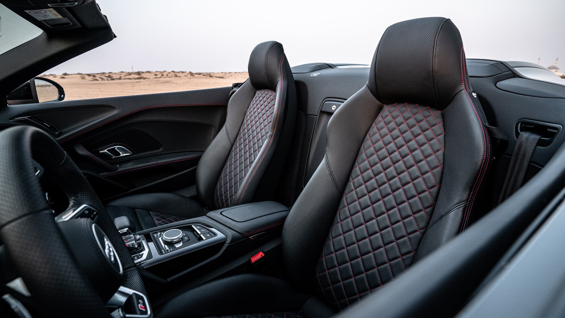 Audi R8 Spyder V10 Performance 2024 Rental Dubai - View 2