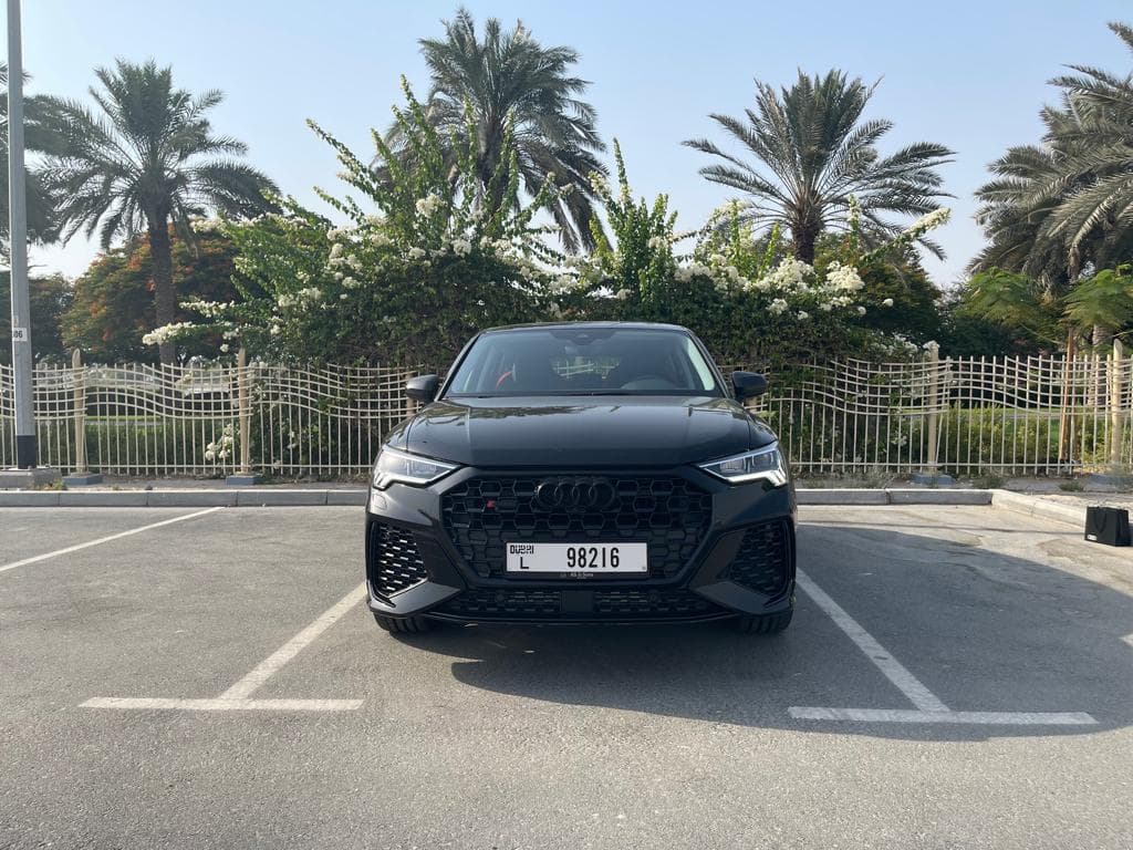 Audi RS Q3 2022 Rental Dubai - Front View