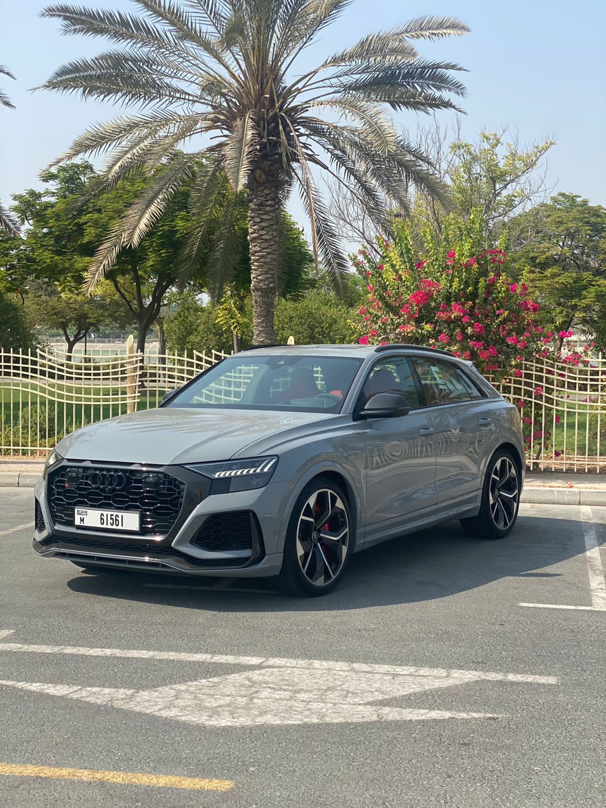 Audi RS Q8 2021 Rental Dubai - Front View
