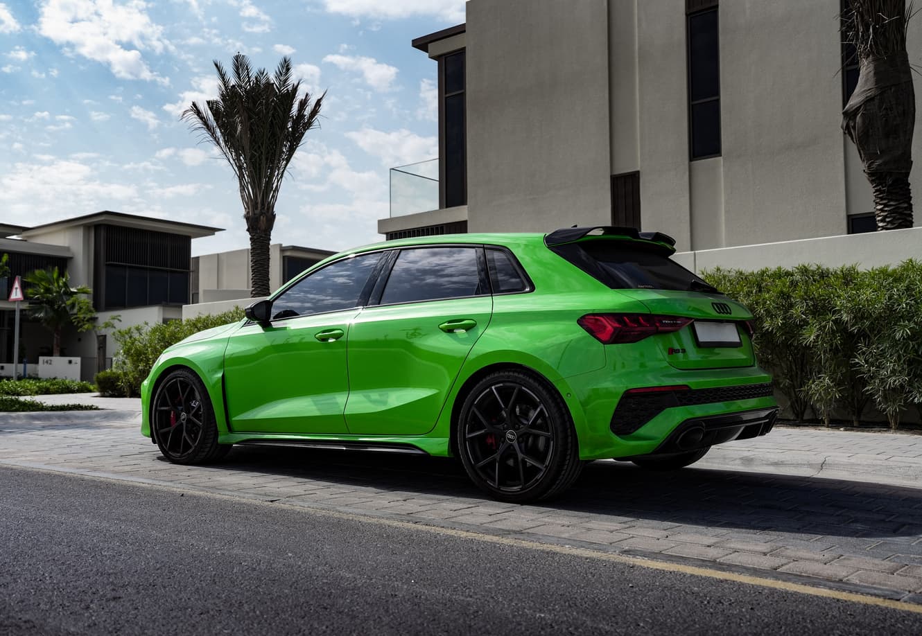 Audi RS3 2024 Rental Dubai - Front View