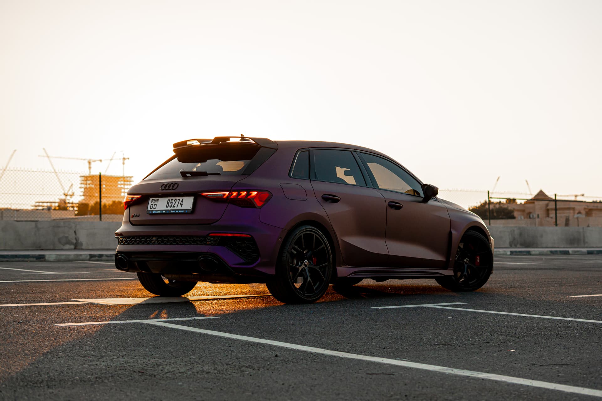 Audi RS3 Sportback 2023 Rental Dubai - View 2